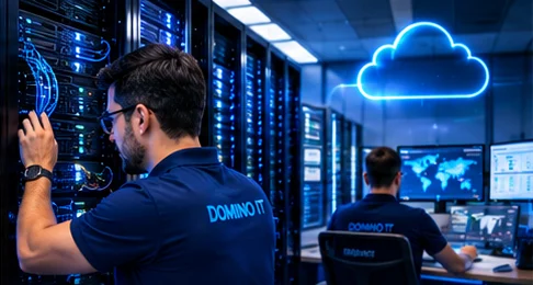 Ilustración del contexto de Cloud y continuidad; no es una captura del producto